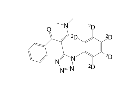 1-(Pentadeuteriophenyl)-5-[1'-benzoyl-2'-dimethylaminovinyl]-1H-tetrazole