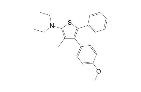 4-(p-Methoxyphenyl)-2-diehylamino-3-methyl-5-phenylthiophene