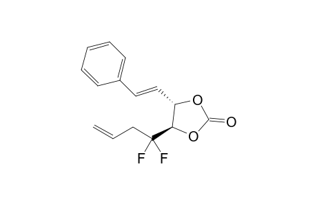 (1E,3R*,4S*)-4-(1,1-Difluorobut-3-enyl)-5-[(E)-2'-phenylvinyl]-1,3-dioxolan-2-one