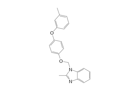 1H-Benzimidazole, 2-methyl-1-[[4-(3-methylphenoxy)phenoxy]methyl]-