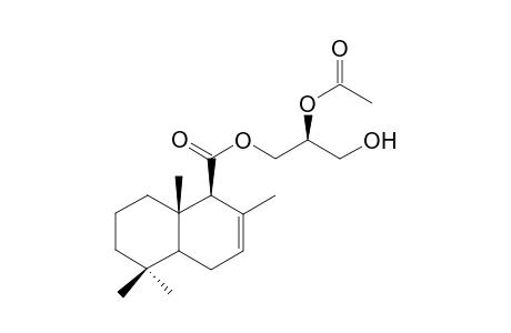 2-Acetoxyglycerol 2,5,5,8a-Tetramethyl-1,4,5,6,7,8-hexahydronaphthalene-1-carboxylate