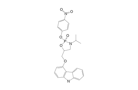 5-[(9H-4-CARBAZOL-YL-OXY)-METHYL]-3-ISOPROPYL-2-(4-NITROPHENOXY)-1,2-LAMBDA(5)-OXAZAPHOSPHOLAN-2-ONE