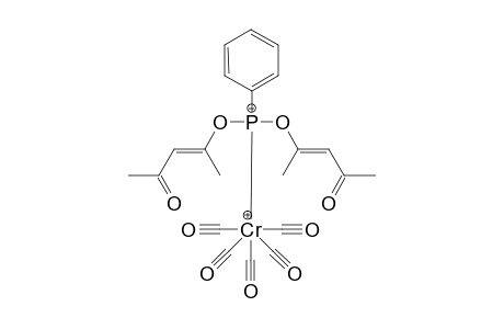 Chromium, [bis(1-methyl-3-oxo-1-butenyl) phenylphosphonite-P]pentacarbonyl-, (OC-6-22)-
