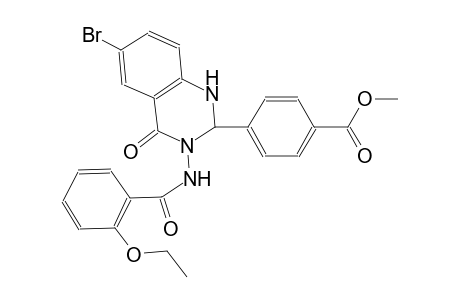 methyl 4-{6-bromo-3-[(2-ethoxybenzoyl)amino]-4-oxo-1,2,3,4-tetrahydro-2-quinazolinyl}benzoate