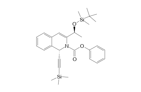 3-{(S*)-1-[(tert-Butyldimethylsilyl)oxyethyl]}-1-[(S*)-(trimethylsilylethynyl)]-1H-isoquinoline-2-carboxylicacid phenyl ester