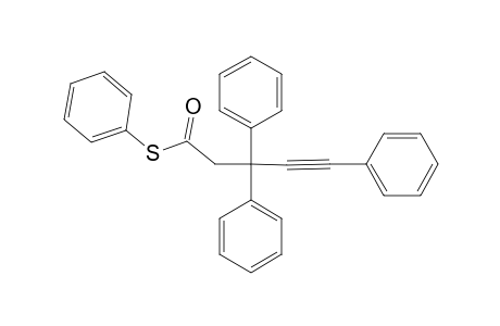 S-PHENYLTHIO-3,3,5-TRIPHENYLPENT-4-YNOATE