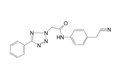 Acetamide, N-(4-cyanomethylphenyl)-2-(5-phenyltetrazol-2-yl)-