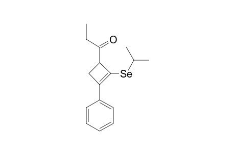 2-ISOPROPYLSELENO-1-PHENYL-3-PROPIONYL-1-CYCLOBUTENE