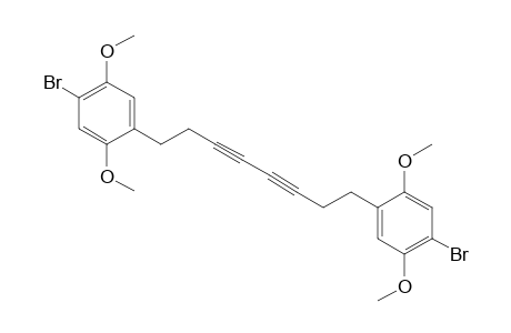 1-bromo-4-[8-(4-bromo-2,5-dimethoxyphenyl)octa-3,5-diynyl]-2,5-dimethoxybenzene