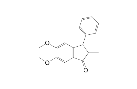5,6-dimethoxy-2-methyl-3-phenyl-1-indanone