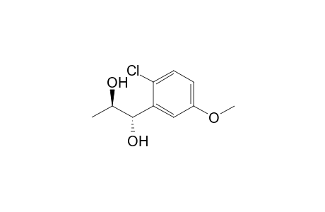 (1S,2R)-1-(2-chloranyl-5-methoxy-phenyl)propane-1,2-diol