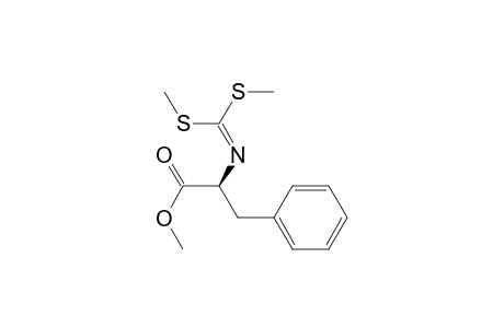 (2S)-2-[bis(methylthio)methyleneamino]-3-phenyl-propionic acid methyl ester