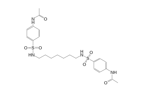 N-[4-({[7-({[4-(acetylamino)phenyl]sulfonyl}amino)heptyl]amino}sulfonyl)phenyl]acetamide