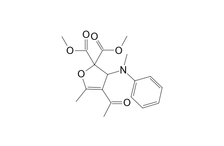 Dimethyl 4-Acetyl-5-methyl-3-[methyl(phenyl)amino]furan-2,2(3H)-dicarboxylate