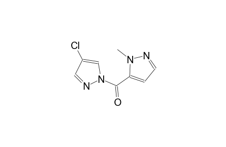 4-chloro-1-[(1-methyl-1H-pyrazol-5-yl)carbonyl]-1H-pyrazole