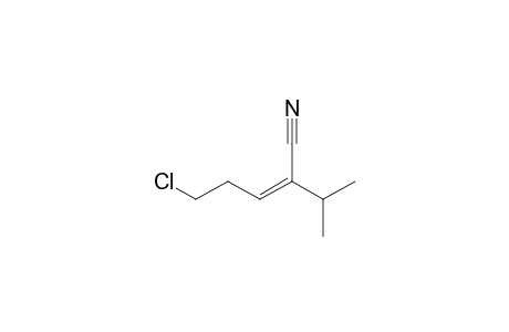 (2Z)-5-Chloro-2-isopropylpent-2-enitrile