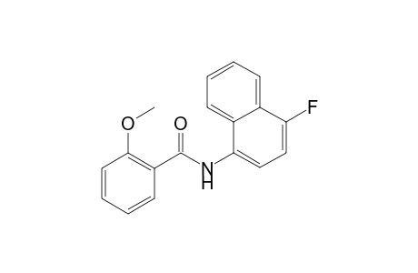 N-(4-Fluoro-1-naphthyl)-2-methoxybenzamide