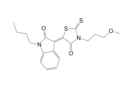 2H-indol-2-one, 1-butyl-1,3-dihydro-3-[3-(3-methoxypropyl)-4-oxo-2-thioxo-5-thiazolidinylidene]-, (3Z)-