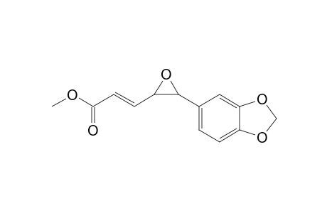 METHYL_4,5-EPOXY-5-[3',4'-METHYLENEDIOXYPHENYL]-PENT-2-ENOATE;ISOMER_A