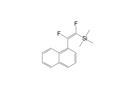 (E)-1,2-Difluoro-2-(1-naphthyl)-1-trimethylsilylethene