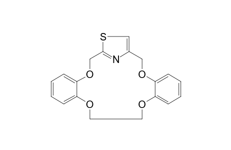 13-Thiazolyl-1.2.7.8-dibenzene-coronand (15-C-5)