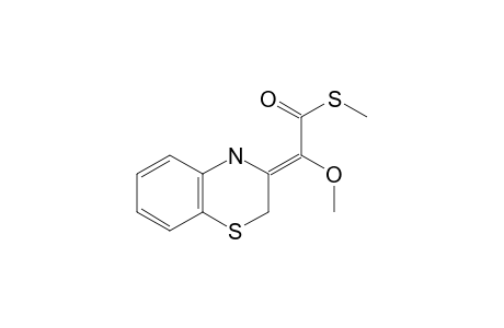 (2E)-2-(4H-1,4-benzothiazin-3-ylidene)-2-methoxy-ethanethioic acid S-methyl ester