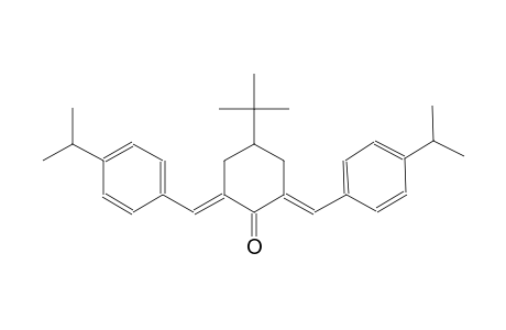 (2E,6E)-4-tert-butyl-2,6-bis(4-isopropylbenzylidene)cyclohexanone