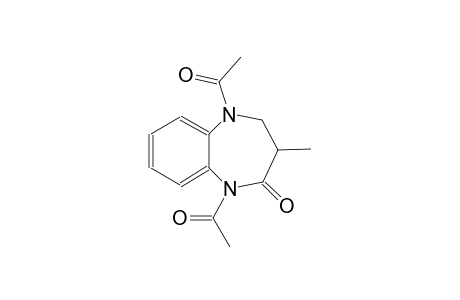 2H-1,5-benzodiazepin-2-one, 1,5-diacetyl-1,3,4,5-tetrahydro-3-methyl-