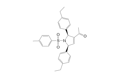 1-[Toluenesulfonyl]-2,5-bis(p'-ethylphenyl)-3-acetyl-2,5-dihydropyrrole