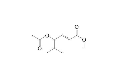 (E)-4-acetoxy-5-methyl-hex-2-enoic acid methyl ester