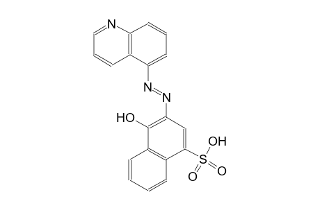 1-naphthalenesulfonic acid, 4-hydroxy-3-[(E)-5-quinolinylazo]-