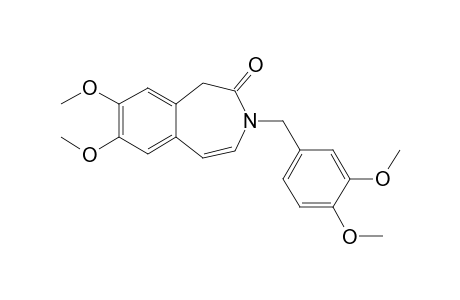 3-(3,4-dimethoxybenzyl)-7,8-dimethoxy-1,3-dihydrobenzo[d]azapin-2-one