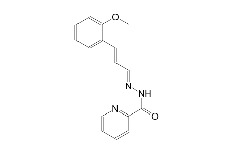N'-[(E,2E)-3-(2-methoxyphenyl)-2-propenylidene]-2-pyridinecarbohydrazide