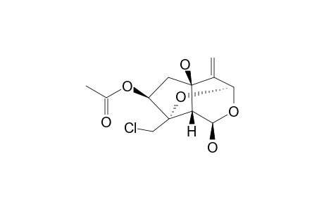 (1R)-1,5-DIHYDROXY-3,8-EPOXY-VALECHLORINE