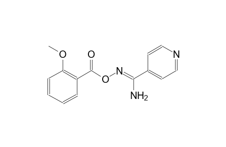 N'-[(2-methoxybenzoyl)oxy]-4-pyridinecarboximidamide