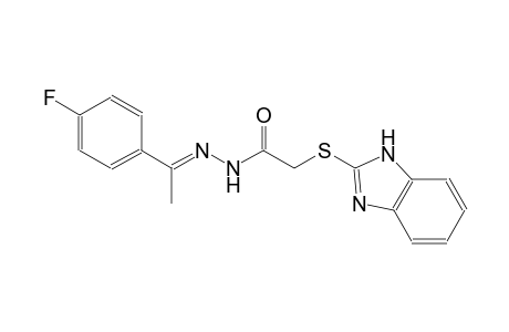 acetic acid, (1H-benzimidazol-2-ylthio)-, 2-[(E)-1-(4-fluorophenyl)ethylidene]hydrazide