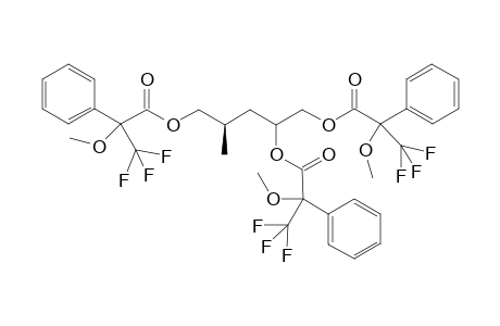 1.2,5-tris[alpha.-Methoxyalpha.-(trifluoromethyl)phenylacetyl]-2-methyl-1,2,5-pentanetriol