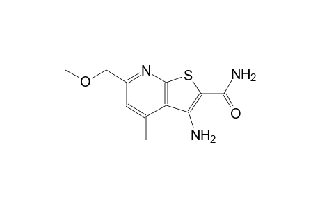 3-amino-6-(methoxymethyl)-4-methylthieno[2,3-b]pyridine-2-carboxamide