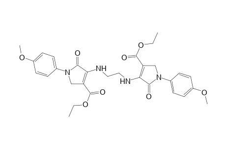 Bis-(ethyl 1-(4-methoxyphenyl)-3-(methyleneamino)-2,5-dihydro-2-oxo-1H-pyrrole-4-carboxylate)