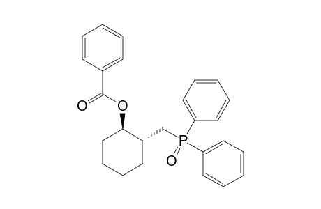 (1R*,2R*)-2-Diphenylphiosphinoylmethylcyclohexan-1-yl benzoate