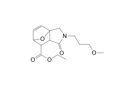 ethyl 3-(3-methoxypropyl)-4-oxo-10-oxa-3-azatricyclo[5.2.1.0~1,5~]dec-8-ene-6-carboxylate