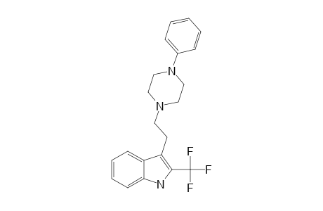 3-[2-(4-PHENYLPIPERAZIN-1-YL)-ETHYL]-2-TRIFLUOROMETHYL-INDOLE