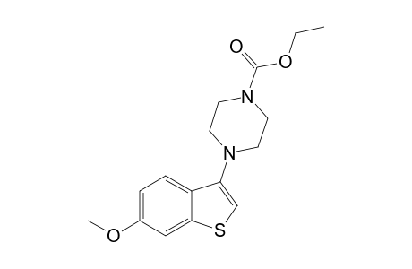 3-(4-ETHOXYCARBONYL-1-PIPERAZINYL)-6-METHOXY-BENZO-[B]-THIOPHENE