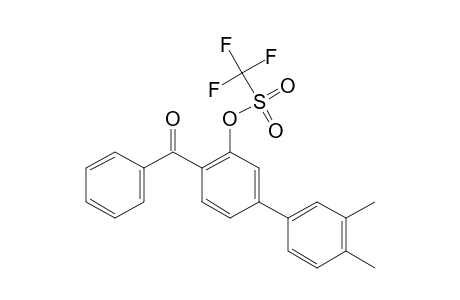4-Benzoyl-3',4'-dimethylbiphenyl-3-yl Trifluoromethanesulfonate