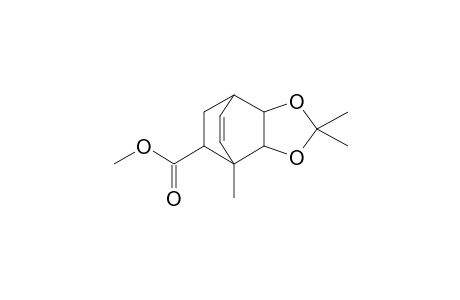 Methyl 1-Methyl-5,6-(isopropylidenedioxy)bicyclo[2.2.2]oct-2-en-7-carboxylate