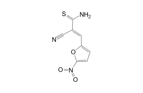 (E)-2-cyano-3-(5-nitro-2-furanyl)-2-propenethioamide
