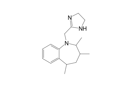 1-(2-imidazolinyl)methyl-2,3,5-trimethyl-2,3,4,5,tetrahydro-1H-1-benzazepine