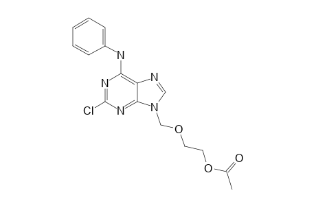 9-[(2-ACETOXYETHOXY)-METHYL]-2-CHLORO-6-PHENYLAMINOPURINE