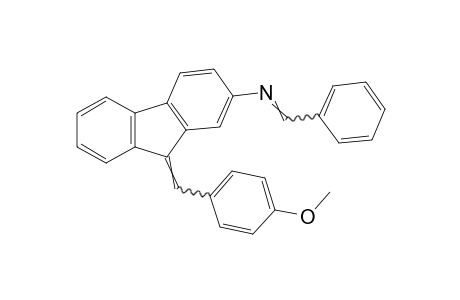N-Benzylidene-9-(p-methoxybenzylidene)fluoren-2-amine