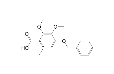 Benzoic acid, 2,3-dimethoxy-6-methyl-4-(phenylmethoxy)-
